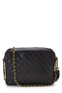 Chanel Black Quilted Lambskin Pocket Camera Bag Large -Fashion clothing Q6BAMQ1IK5035 4