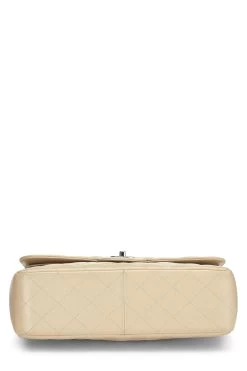 Chanel Beige Quilted Caviar New Classic Flap Jumbo -Fashion clothing Q6BAQP0FI4056 5