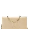 Chanel Beige Caviar Timeless Wallet On Chain (WOC)