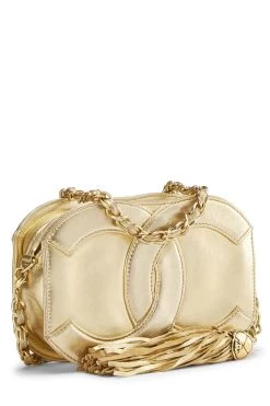 Chanel Gold Lambskin CC Oval Bag Mini 7 Chanel Gold Lambskin CC Oval Bag Mini -Fashion clothing Q6BATT1ID9000 2