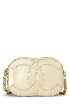 Chanel Gold Lambskin CC Oval Bag Mini 9 Chanel Gold Lambskin CC Oval Bag Mini -Fashion clothing Q6BATT1ID9000 4