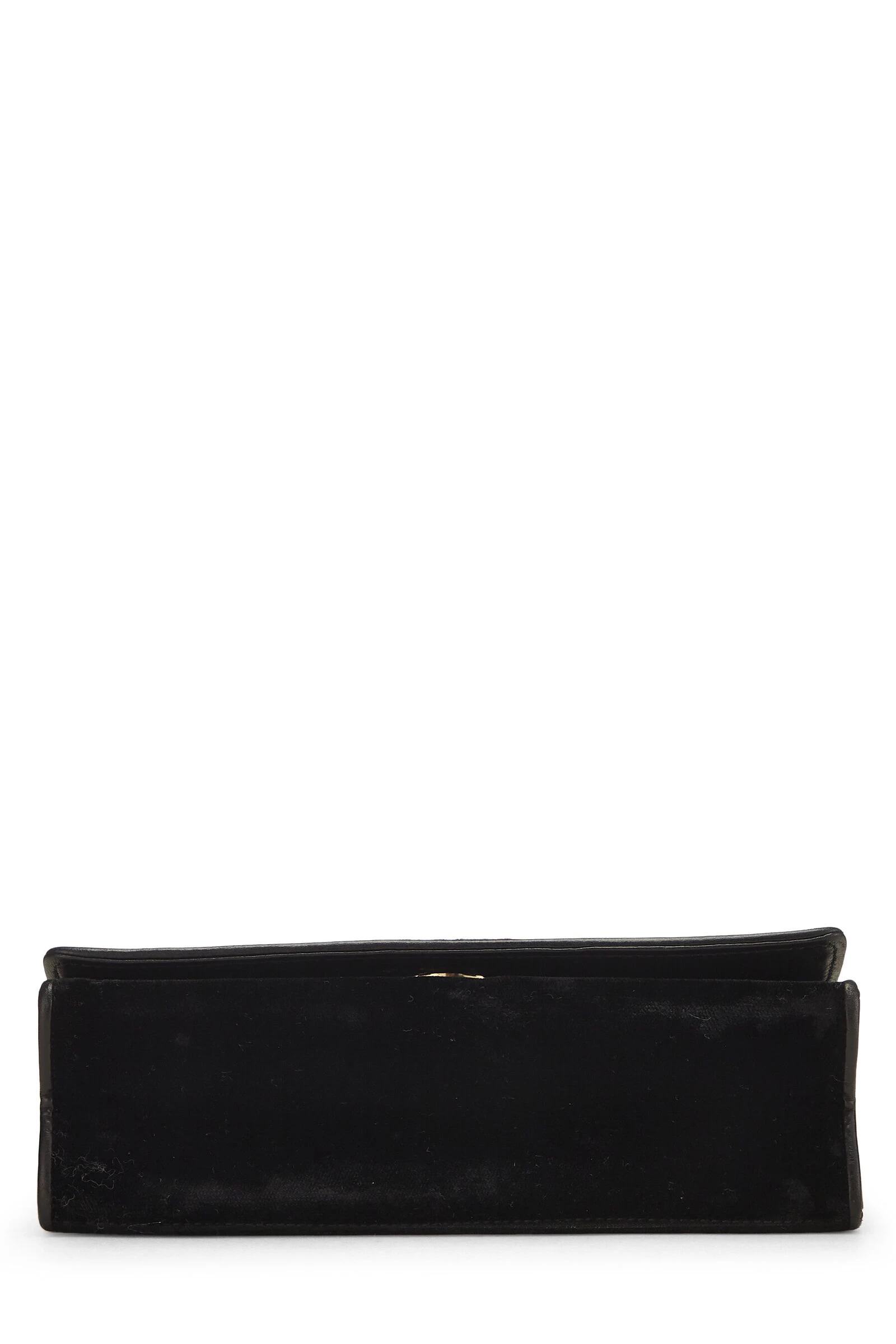 Chanel Black Velvet Triborder Shoulder Bag Small 6 Chanel Black Velvet Triborder Shoulder Bag Small - Image 6