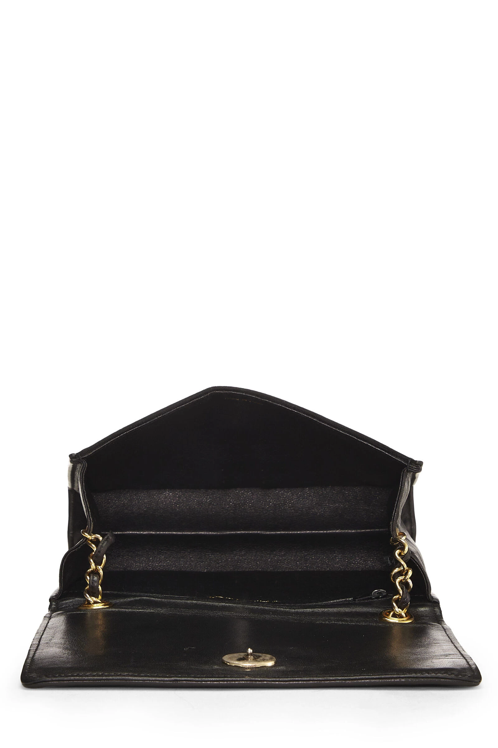 Chanel Black Velvet Triborder Shoulder Bag Small 7 Chanel Black Velvet Triborder Shoulder Bag Small - Image 7