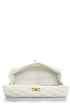 Chanel White Quilted Caviar 'CC' Square Shoulder Bag 11 Chanel White Quilted Caviar 'CC' Square Shoulder Bag -Fashion clothing Q6BDVC0FWB000 6