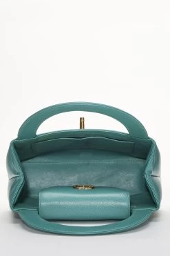 Chanel Green Caviar Party Kelly -Fashion clothing Q6BFUJ0FGB000 6