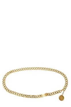 Chanel Gold Logo Chain Belt