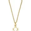 Chanel Gold & Turquoise Charm Loupe Necklace