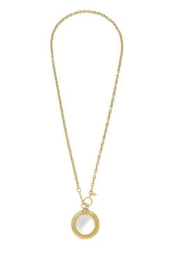 Chanel Gold 'CC' Loupe Necklace