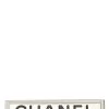 Chanel Gold Nameplate Bar Pin