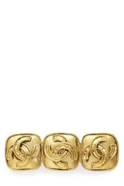 Chanel Gold 3 'CC' Pin