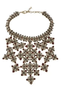 Chanel Multicolor Gripoix Statement Necklace