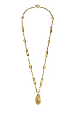 Chanel Gold Buoy Link 'CC' Necklace