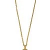 Chanel Gold Filigree 'CC' Round Necklace