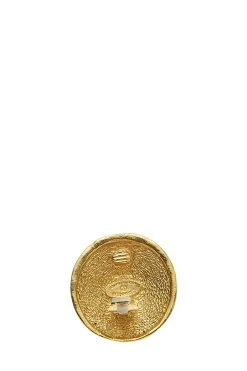 Chanel Gold Rue Cambon Engraved Earrings -Fashion clothing Q6JDCS17DB021 3