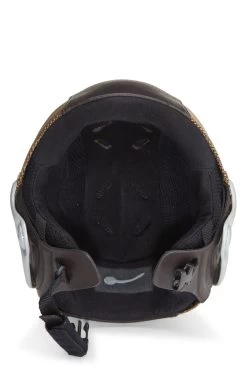 Christian Dior Brown Leather & Plastic Oblique Ski Helmet -Fashion clothing Q9AGFPXT0B000 4