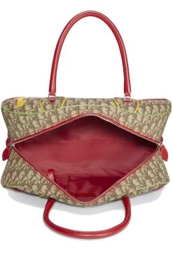 Christian Dior Brown Trotter Coated Canvas Rasta Bowler Bag -Fashion clothing Q9B0194C0B006 6