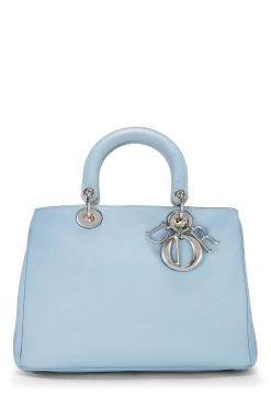 Christian Dior Blue Leather Diorissimo Medium