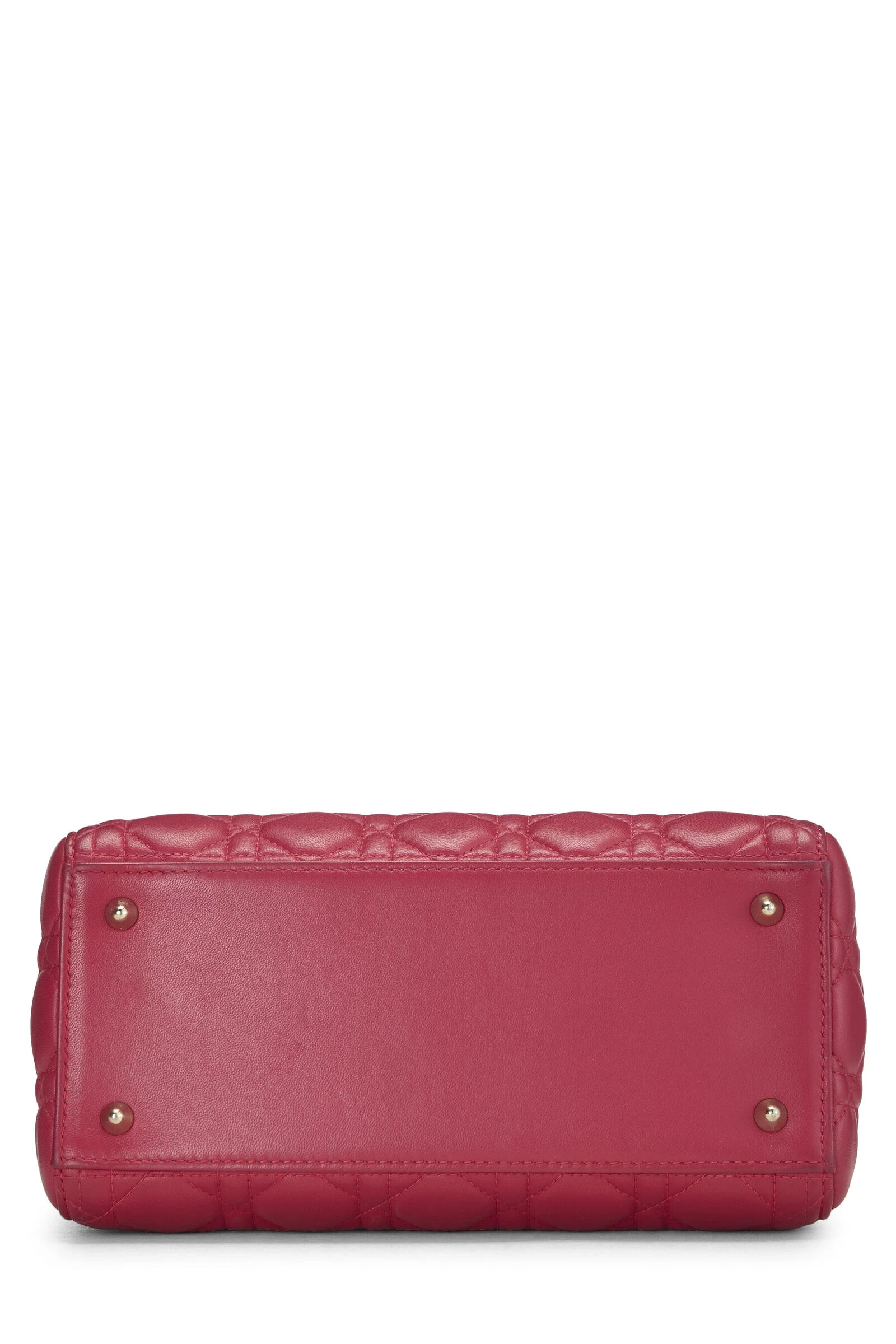 Christian Dior Pink Cannage Quilted Lambskin Lady Dior Medium 5 Christian Dior Pink Cannage Quilted Lambskin Lady Dior Medium - Image 5