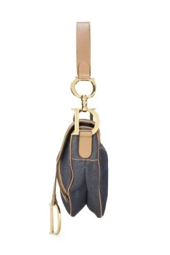 Christian Dior Blue Denim Saddle Bag -Fashion clothing Q9B0440WBB059 3