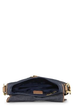 Christian Dior Blue Denim Saddle Bag -Fashion clothing Q9B0440WBB059 6