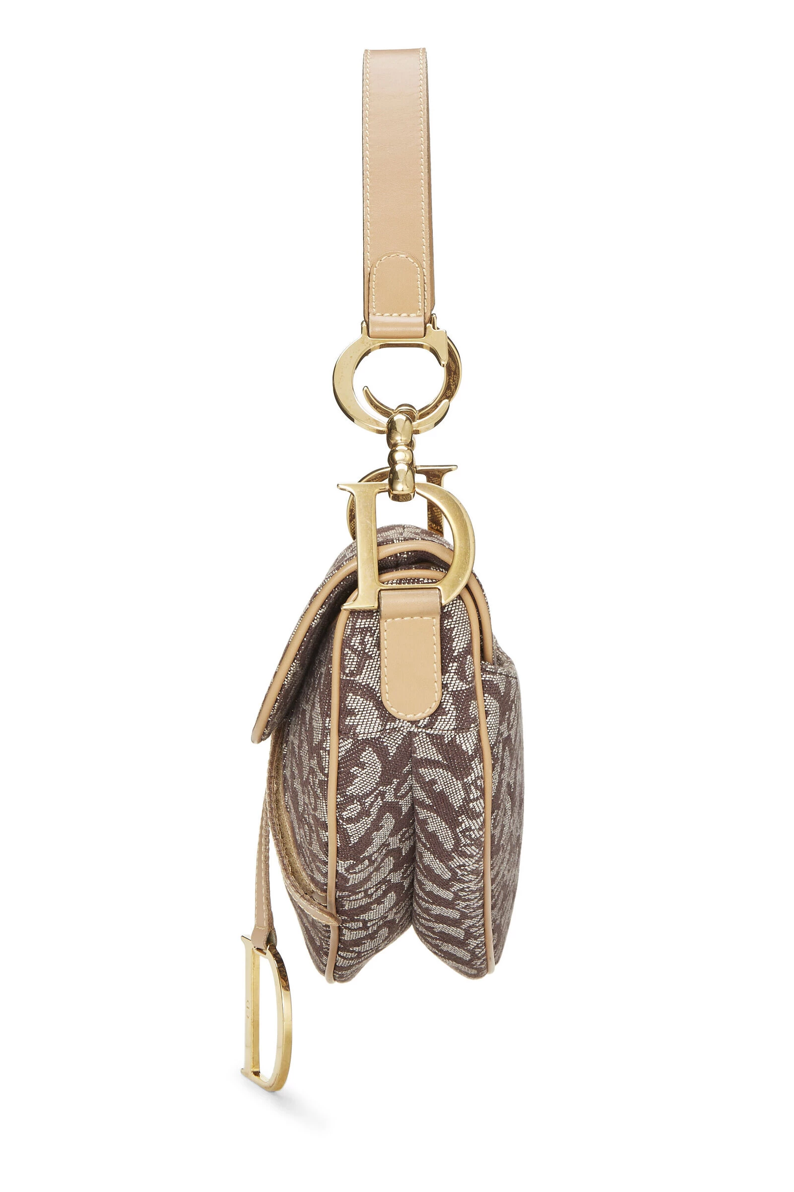 Christian Dior Beige Trotter Canvas Saddle Bag 3 Christian Dior Beige Trotter Canvas Saddle Bag - Image 3