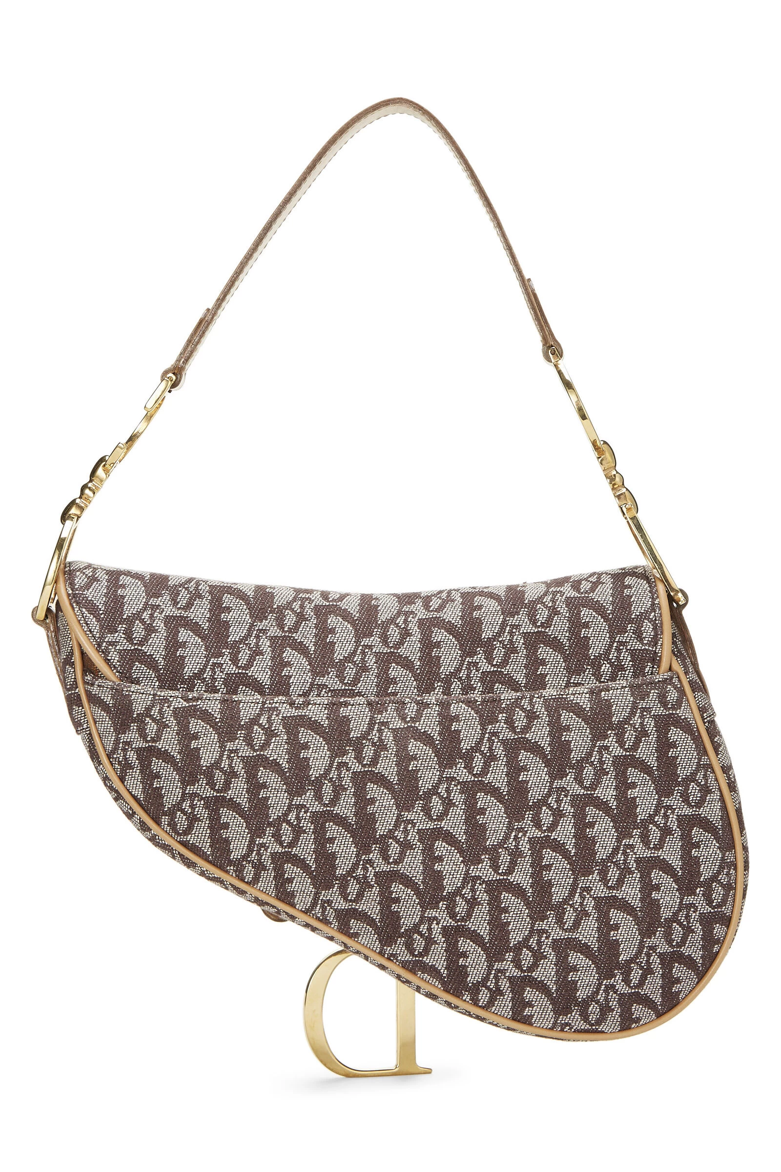 Christian Dior Beige Trotter Canvas Saddle Bag 4 Christian Dior Beige Trotter Canvas Saddle Bag - Image 4