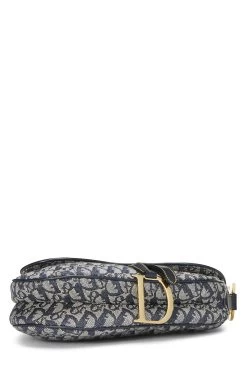 Christian Dior Navy Trotter Canvas Saddle Bag Mini -Fashion clothing Q9B044ITNB010 5