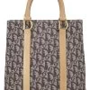 Christian Dior Brown Trotter Canvas Tote