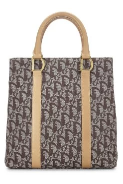 Christian Dior Brown Trotter Canvas Tote