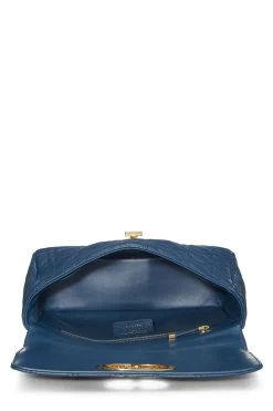 Christian Dior Blue Cannage Calfskin Caro Bag Medium -Fashion clothing Q9B4PS3PB7000 6