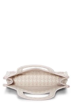 Christian Dior Pink Houndstooth Canvas Book Tote Mini -Fashion clothing Q9B59GGNP9000 6