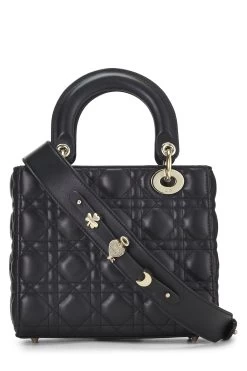 Christian Dior Black Cannage Lambskin My ABCDior Lady Dior Small -Fashion clothing Q9B5B81IKH001 4