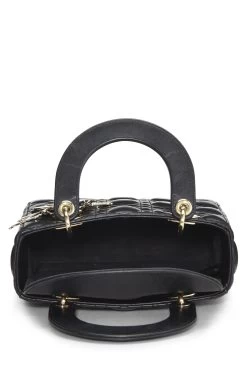 Christian Dior Black Cannage Lambskin My ABCDior Lady Dior Small -Fashion clothing Q9B5B81IKH001 6