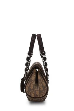 Christian Dior Brown Trotter Coated Canvas Romantique Bag 8 Christian Dior Brown Trotter Coated Canvas Romantique Bag -Fashion clothing Q9BEUP0L0B000 3