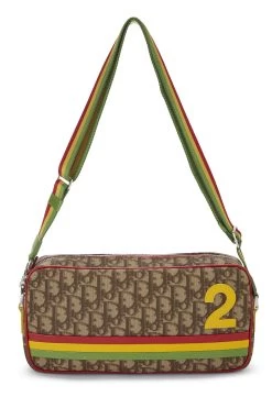 Christian Dior Rasta Trotter Canvas Messenger Bag