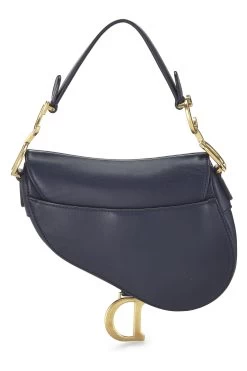 Christian Dior Navy Chevre Leather Saddle Bag Mini NM 9 Christian Dior Navy Chevre Leather Saddle Bag Mini NM -Fashion clothing Q9BIYX0IN9000 4