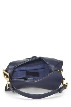 Christian Dior Navy Chevre Leather Saddle Bag Mini NM 11 Christian Dior Navy Chevre Leather Saddle Bag Mini NM -Fashion clothing Q9BIYX0IN9000 6