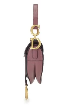 Christian Dior Pink Chevre Leather Saddle Bag Mini NM -Fashion clothing Q9BIYX0IP9000 3