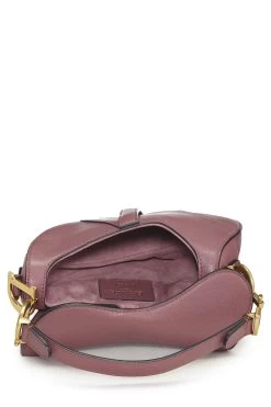 Christian Dior Pink Chevre Leather Saddle Bag Mini NM -Fashion clothing Q9BIYX0IP9000 6