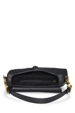 Christian Dior Black Leather Calfskin Saddle Bag -Fashion clothing Q9BIYXRFKB001 6