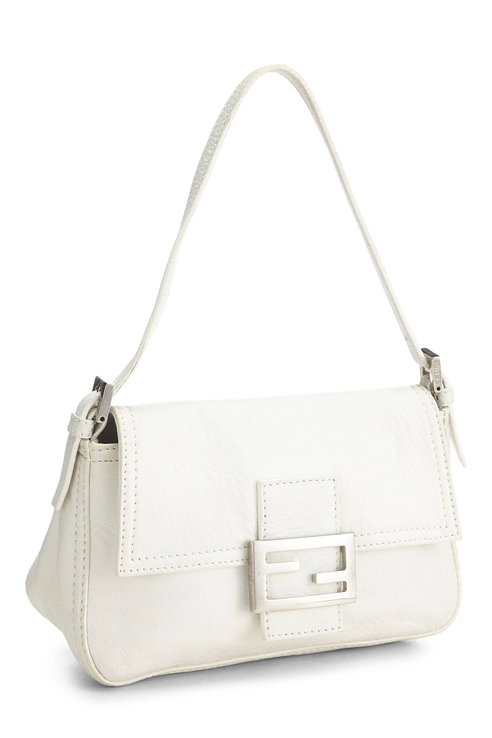 FENDI White Leather Mama Mini 2 FENDI White Leather Mama Mini - Image 2