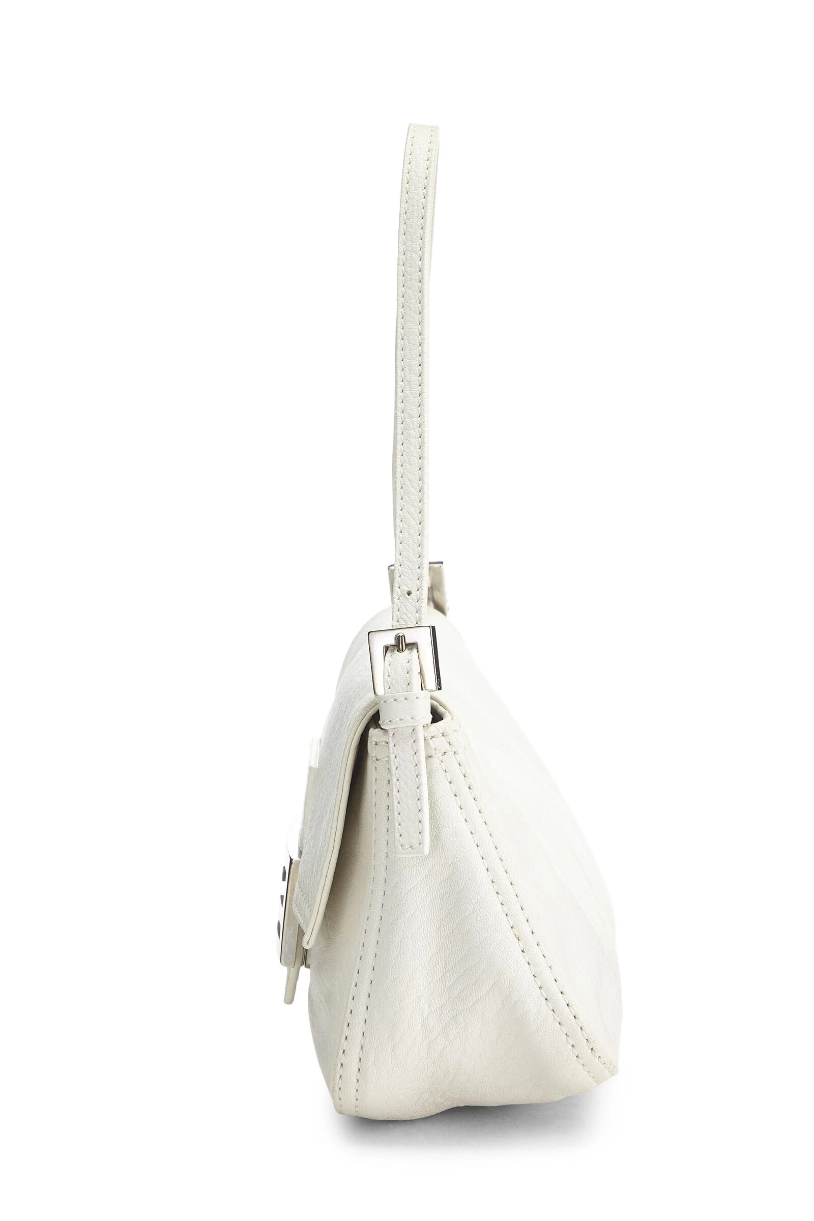 FENDI White Leather Mama Mini 3 FENDI White Leather Mama Mini - Image 3