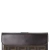 FENDI Brown Zucca Canvas Long Wallet
