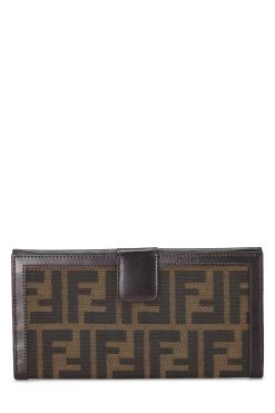 FENDI Brown Zucca Canvas Long Wallet 6 FENDI Brown Zucca Canvas Long Wallet -Fashion clothing QBA0LY3J0B100 3