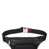 FENDI Black Mesh Zucca Belt Bag
