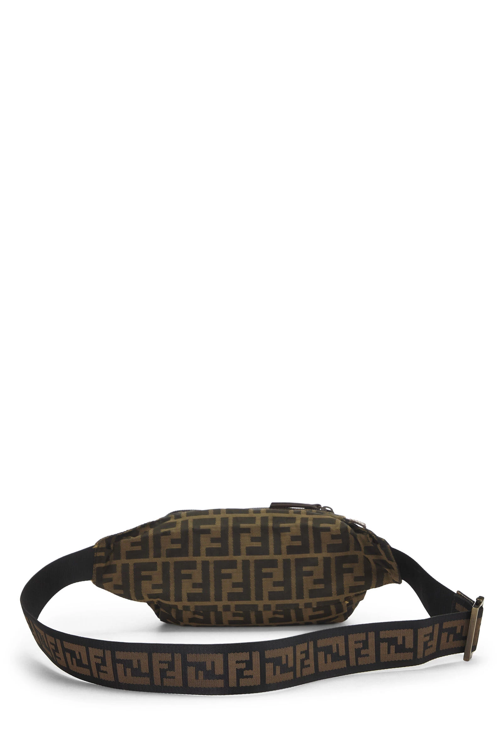 FENDI Brown Zucca Canvas Belt Bag 4 FENDI Brown Zucca Canvas Belt Bag - Image 4