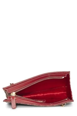 FENDI Red Zucchino Canvas Clutch -Fashion clothing QBA1JOCRRB000 6