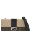 FENDI Multicolor Coated Canvas Convertible Baguette Pouch