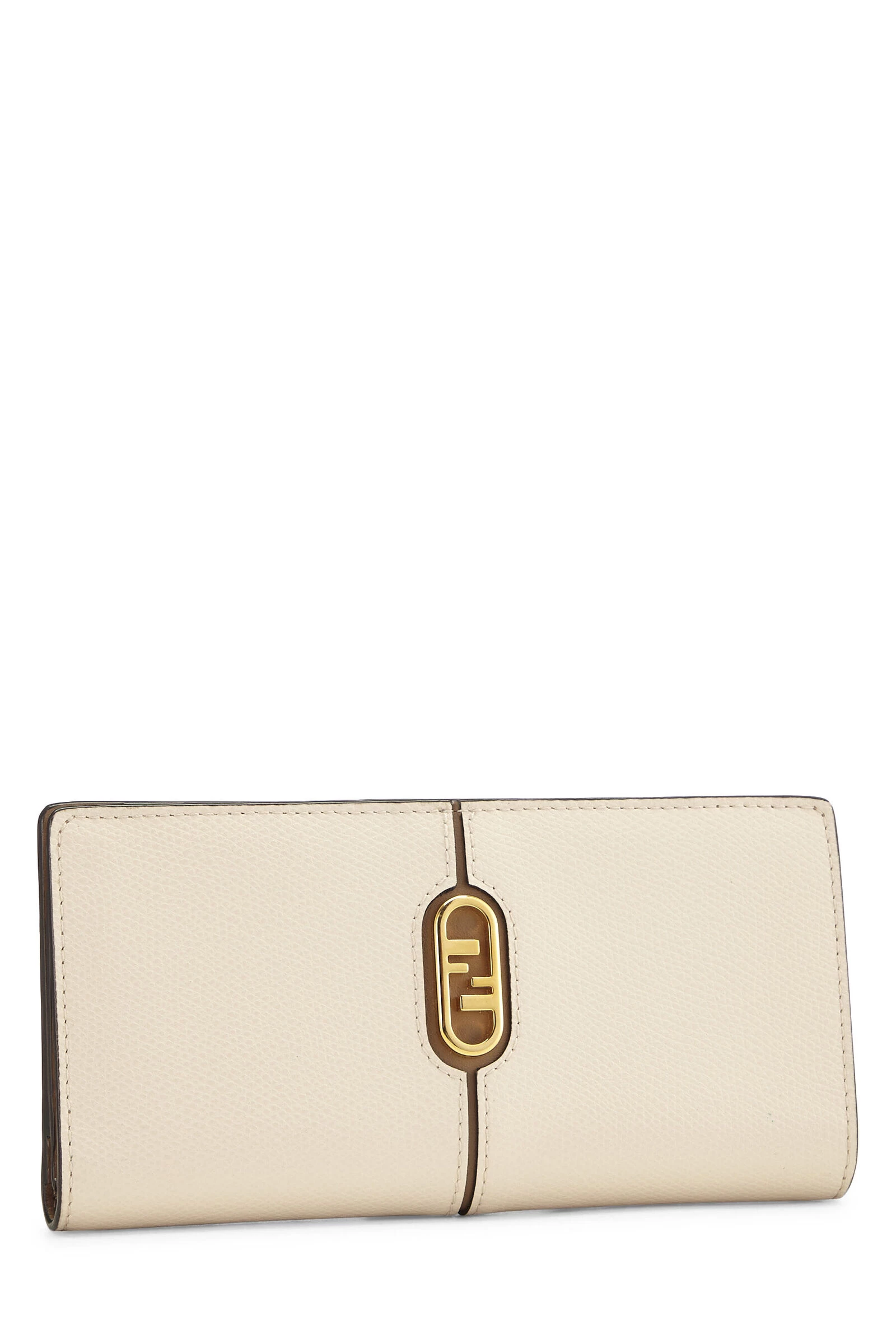 FENDI Beige Leather Wallet 2 FENDI Beige Leather Wallet - Image 2