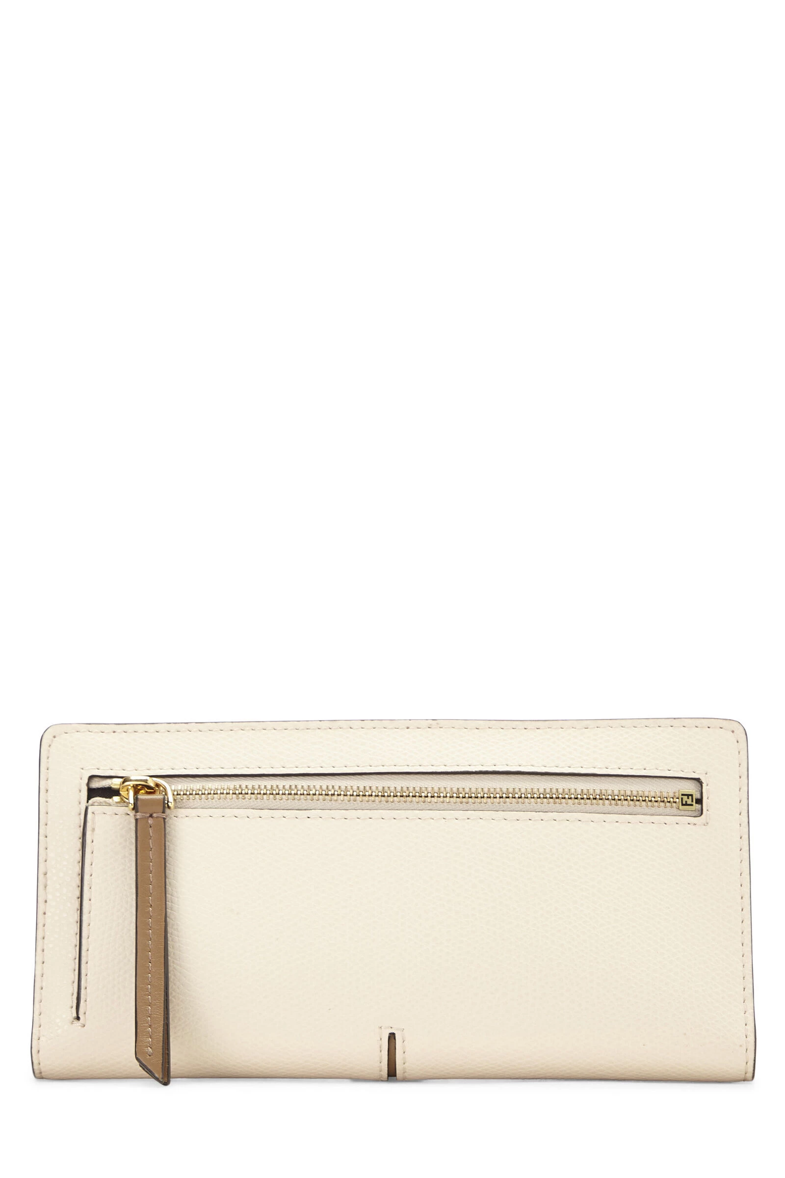 FENDI Beige Leather Wallet 3 FENDI Beige Leather Wallet - Image 3
